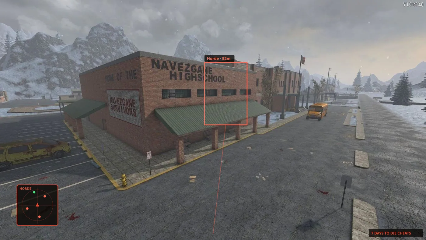 Bow hunting in 7 Days to Die with animal ESP